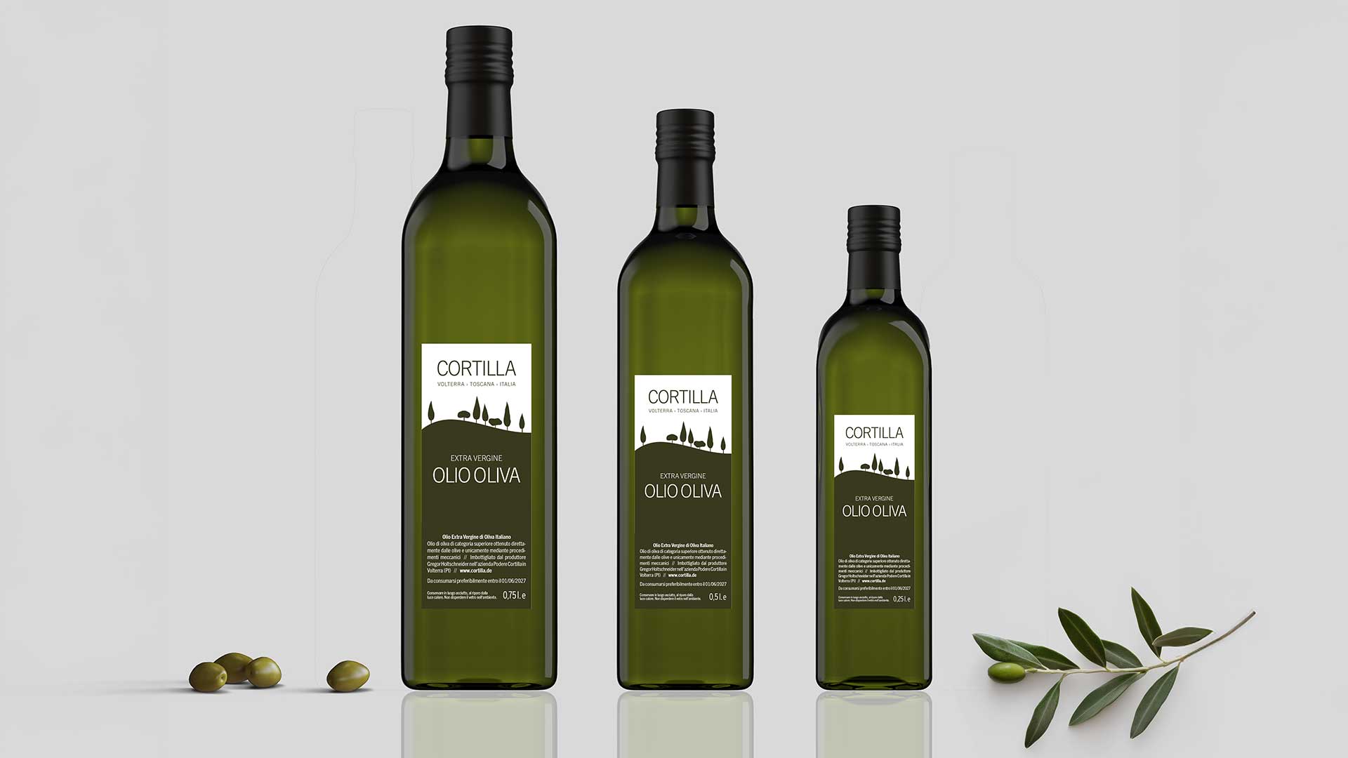 olivenoel-cortilla cold-pressed, pure olive oil from Tuscany
