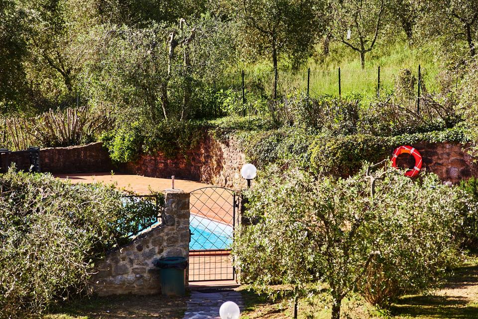 Swimming Pool, Ferienhaus Podere Cortilla, Volterra, Toskana