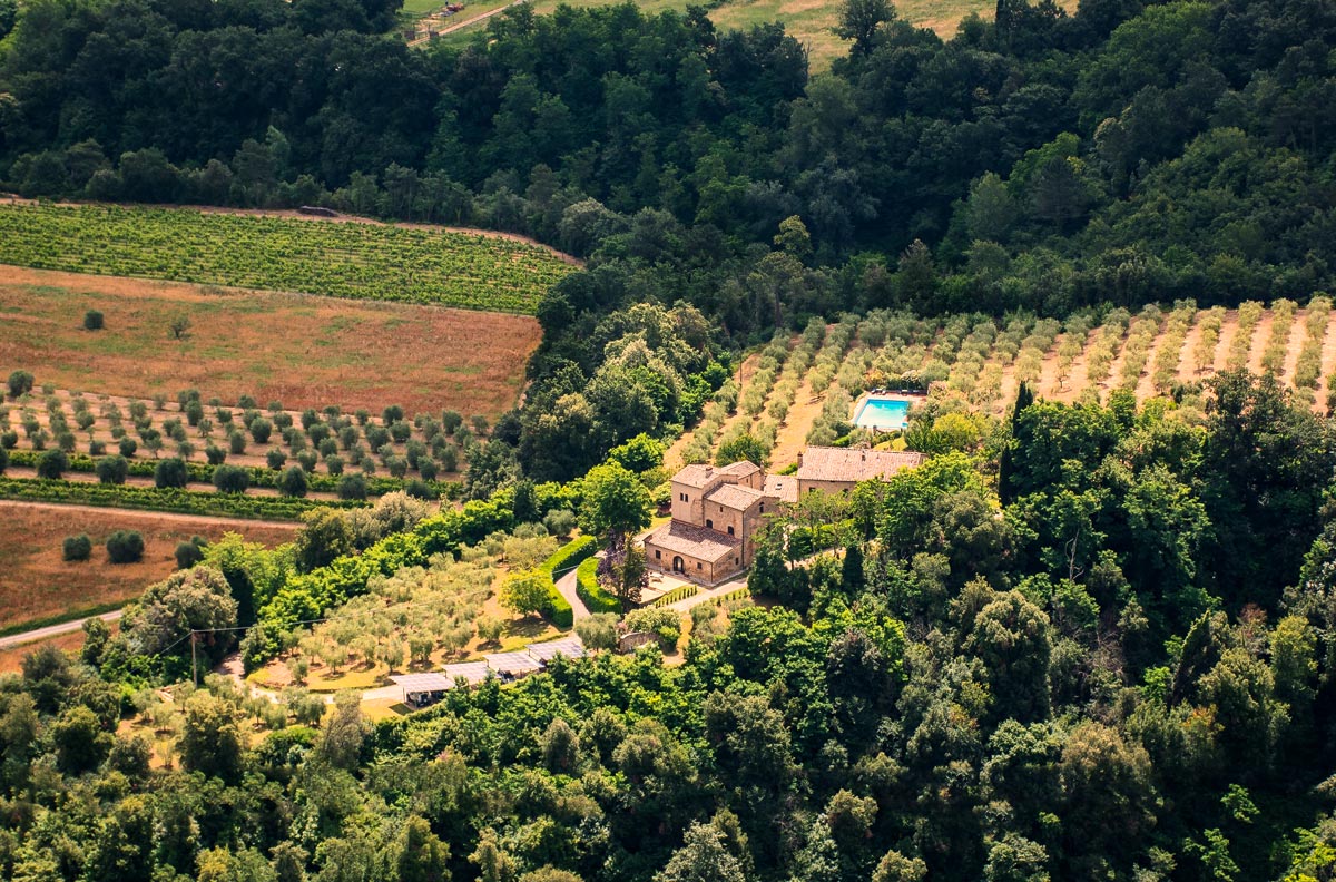 Ferienhaus mit Pool in der Toskana - Landhaus Podere Cortilla