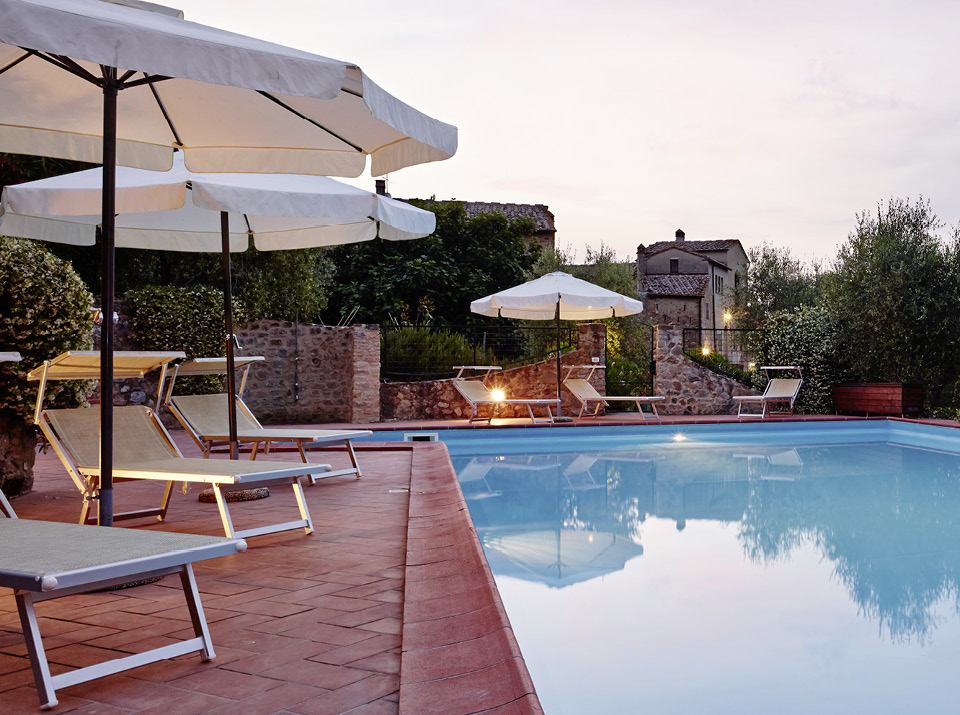 Swimming Pool, Ferienwohnungen Podere Cortilla, Volterra, Toskana